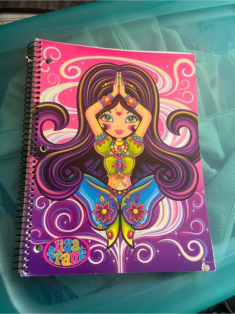 Lisa Frank Genie Girl Spiral Bound Notebook